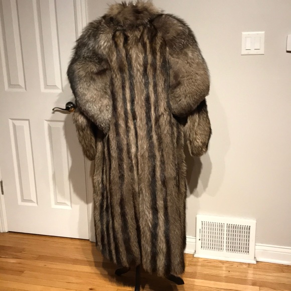 Paul Magder Cape Fur Beaver Long Hair Collar long - Picture 4 of 7